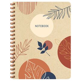 Botanical kraft spiraal notitieboek / Paperstore